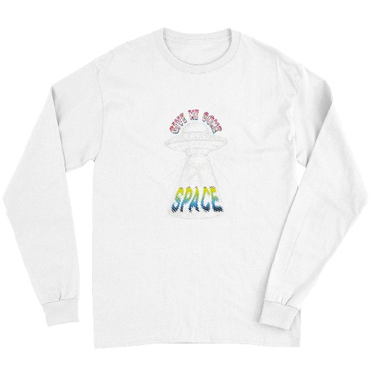 Aliens UFO Flying Saucer Invasion 1950s Sience Fiction Abduction 23 Long Sleeves