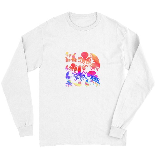 Octopus Pet Types of Octopus Tentacles Kraken Marine Biology Octopus Lov 5 17 Long Sleeves