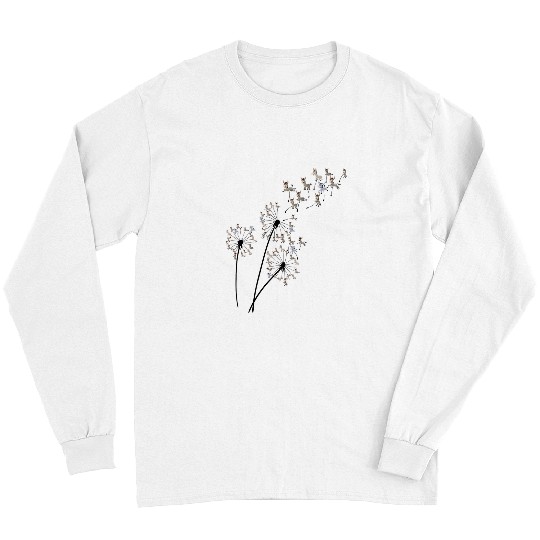 Donkey Pet Dandelion Donkey Flower Floral Donkey Tree Lover Long Sleeves