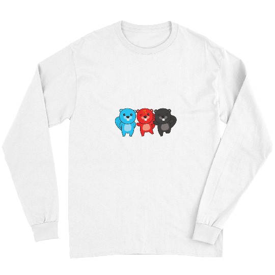 Beaver Pet Polyamory Flag Pride Month Lgbtq Poly Long Sleeves