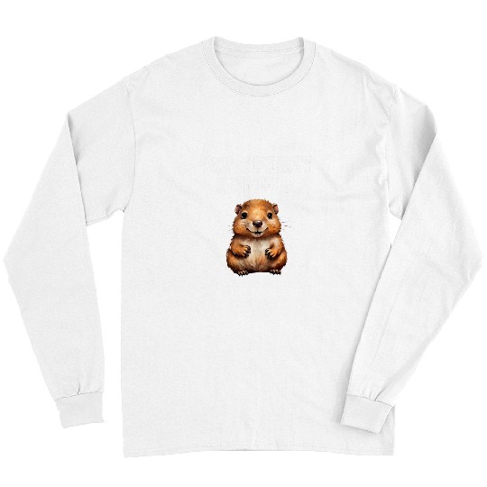 Beaver Pet My Spirit Animal Cute Beavers Funny Animal Lover Long Sleeves