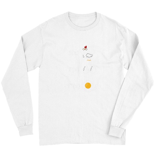Chicken Pet Derivative Function Math Teacher Fried Egg Derivative Long Sleeves