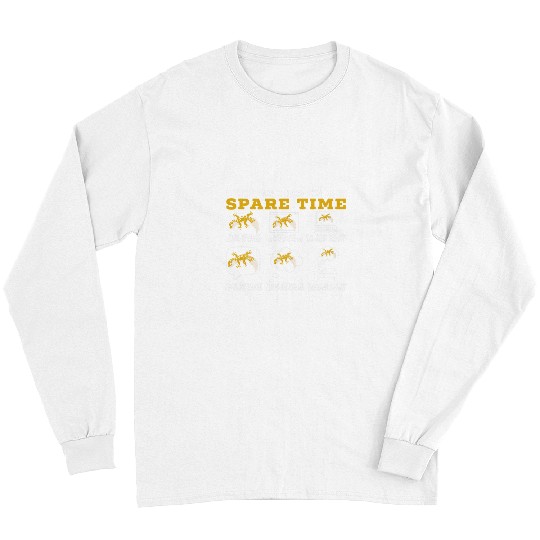 Gecko Pet Things I Do In My Spare Time Reptile Leopard Gecko Lover Long Sleeves