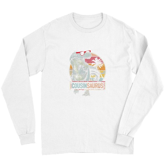 Dinosaur Pet Cousinsaurus T rexs Dinosaur Cousin Saurus Family vintages Long Sleeves