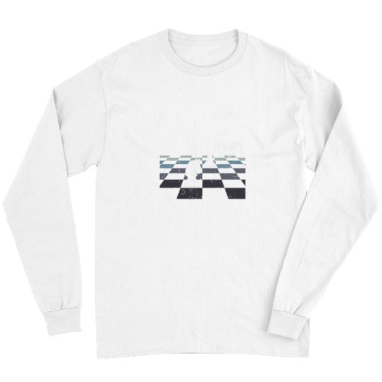 Horse Pet chess piece poon horse board game chess players chess master Long Sleeves