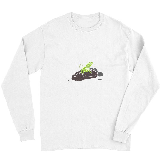 Iguana Pet Cute Iguana Lizard Pet Reptile Lovers Long Sleeves