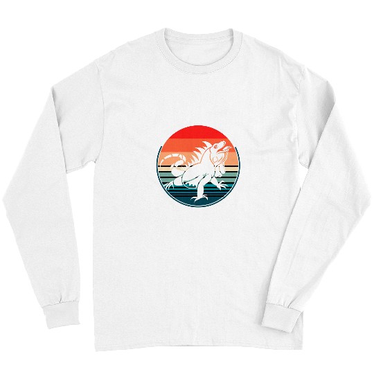 Iguana Pet Lover Animal Pet Lizard Reptile Retro Iguana 2 Long Sleeves