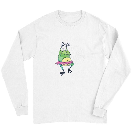 Frog Pet Weird Frog Funny Dancing Amphibian Long Sleeves
