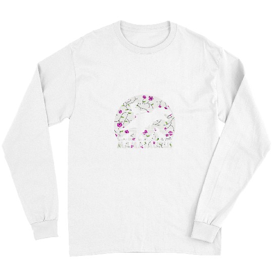 Dinosaur Pet Mamasaurus Mom of 4 Orchid Pattern vintages Long Sleeves