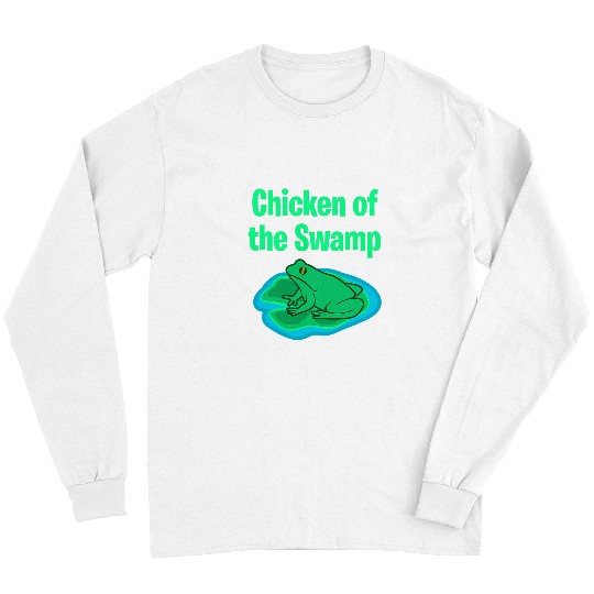 Fishing Fun Frog Gift Fishing Pond Frog Swamp Jacking Frog Lake Wetland Outdoor 1 Long Sleeves