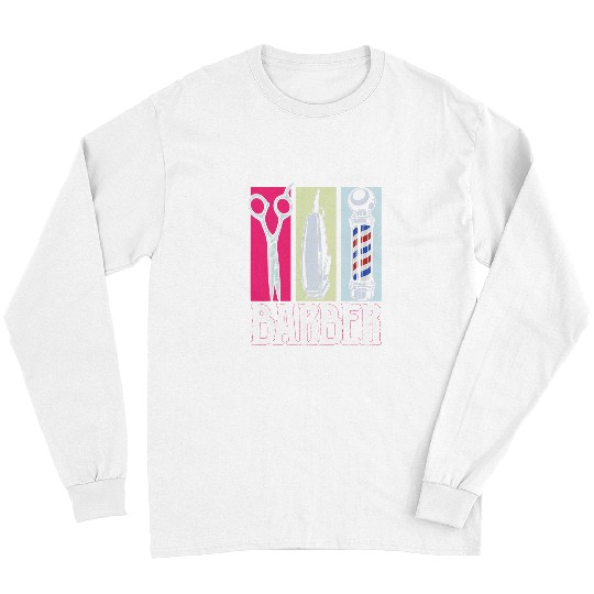 Barber Accessories Hairstylist Hairdresser American Barber Long Sleeves