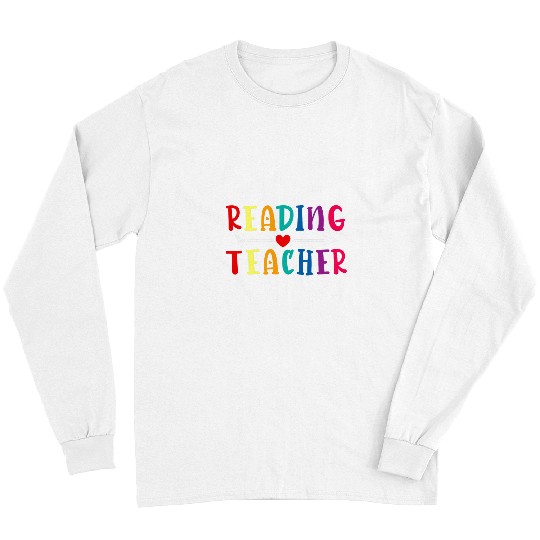 Book Fun Reading Teacher English Teacher Appreciation Bookworm Long Sleeves