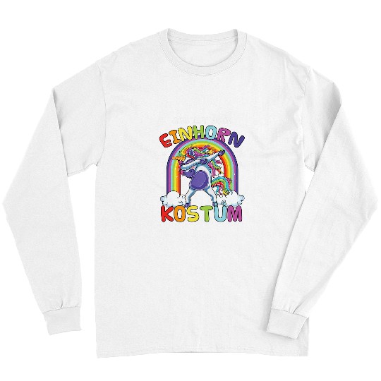 Unicorn Pet Das ist Mein Einhorn Costume Fancy Dress Unicorn carnivals Long Sleeves