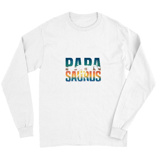 Dinosaur Pet Papasaurus rexs Dad Papa Dinosaur TRex Papa Saurus 2 Long Sleeves