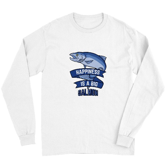 Fishing Fun Salmon Fishing Seasoning Fish Hunting 6 7 Long Sleeves