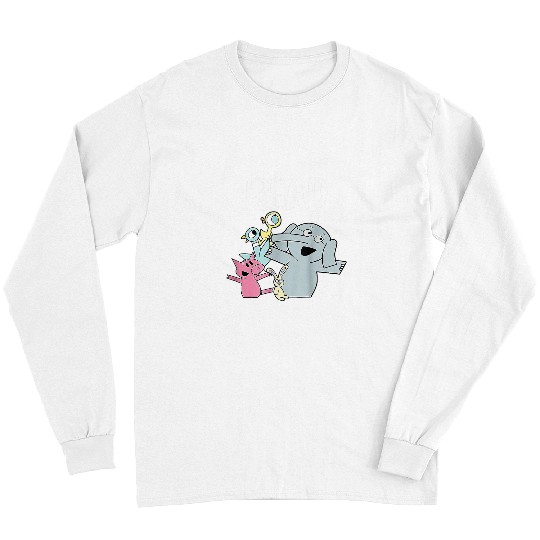 Elephant Mammal Funny Library Teacher Read Book Club Piggie Elephant Pigeons 1 Long Sleeves