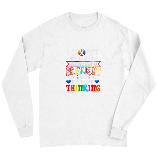 Autism Puzzle Neurodiversity Neurodivergent Non Verbal Autism Mom Long Sleeves