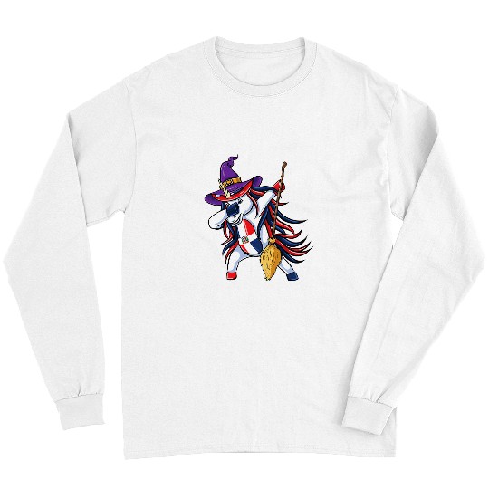 Unicorn Pet  Unicorn Witch Dominican Republic Halloween Long Sleeves