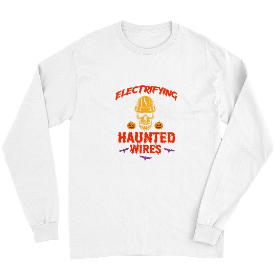 Halloween Electrician Powerline Electrical Tools Electricity Long Sleeves
