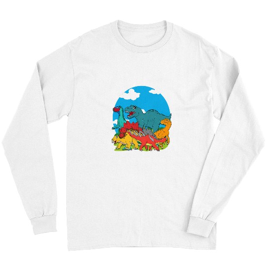 Dinosaur Pet Paradise For Dinosaur Lovers Long Sleeves