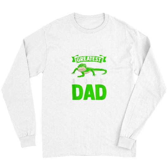 Iguana Pet Lizard Reptile Herpetologist Iguana Dad Long Sleeves