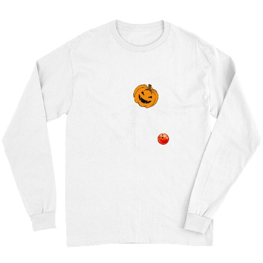 Discover Sport Bowling Cute Pumpkin Skeletons Bowling Player Halloween Costumes Long Sleeves