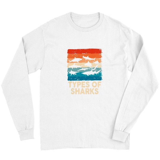 Shark Pet Types of Sharks Marine Biology Sea Creatures Ocean 024 Long Sleeves