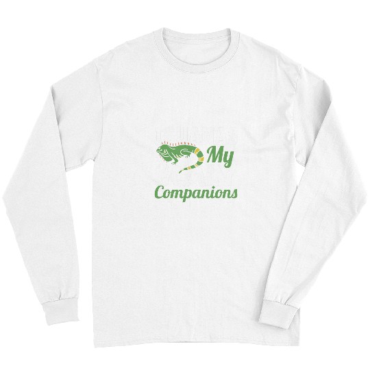 Iguana Pet Herpetologist Pet Reptile Funny Iguanas My Scaly Companions Long Sleeves