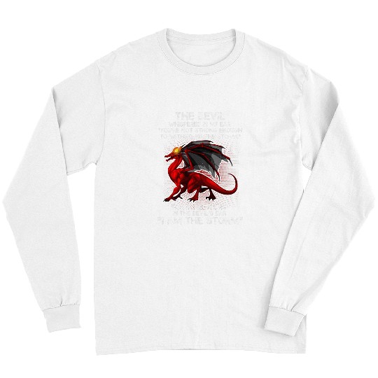 Dragon Pet The Devil Whispered In My Ear Dragon Lovers Long Sleeves