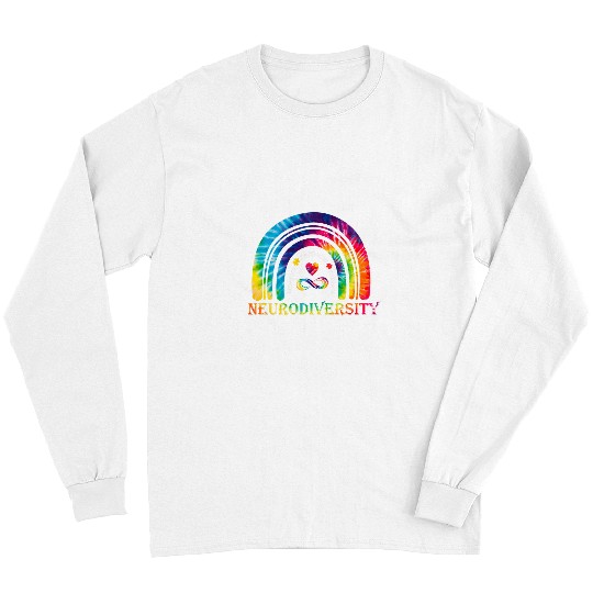 Autism Puzzle Neurodiversity Autism Spectrum ASD ADHD Rainbow Long Sleeves