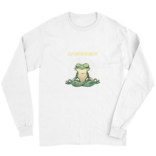 Frog Pet Wellness Ohmm Fun Yoga Frog Meditation Relaxation Long Sleeves