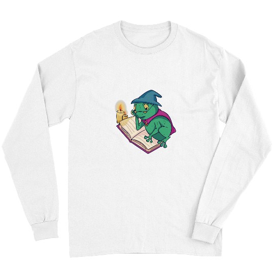 Frog Pet with Mushroom Cute Cottagecore Aesthetic Long Sleeves