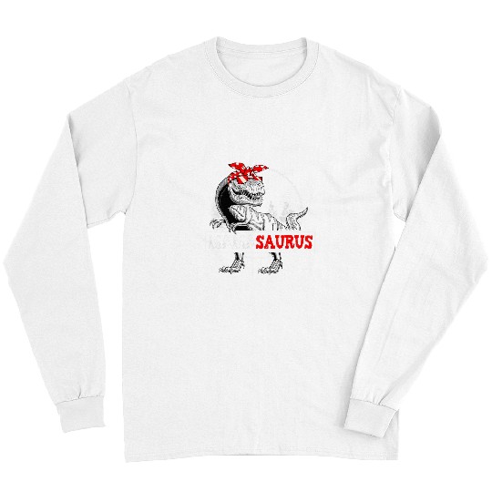 Dinosaur Pet Mamasaurus T rexs Dinosaur Mama Saurus Family For Women Girls Long Sleeves