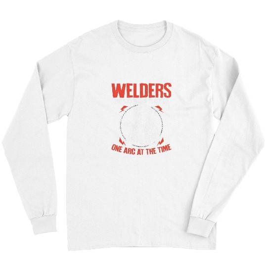 Welder Job Arc At The Time Welding Iron Worker Metalwork Weld Long Sleeves