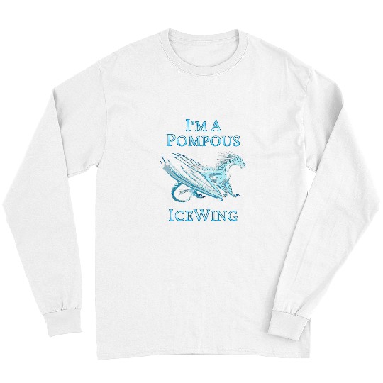 Dragon Pet Im A Pompous IceWing Dragon Lovers  Ice Dragon Kids Long Sleeves