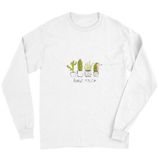 Hedgehog Pet Perfect Match Cacti Cactus Long Sleeves