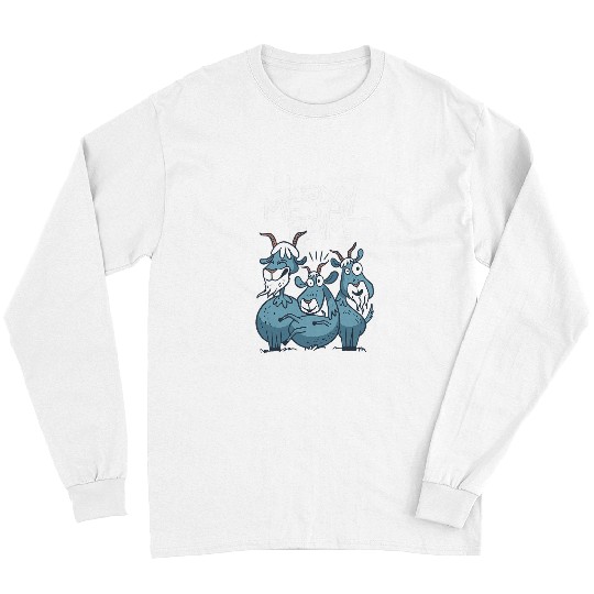 Goats Pet Heavy Metal Family Rock Funny Long Sleeves