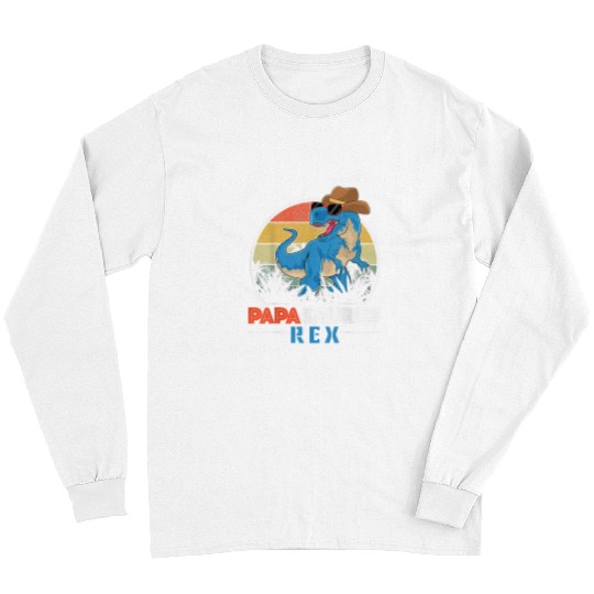 Dinosaur Pet Papasaurus rexs  Papa Family Long Sleeves