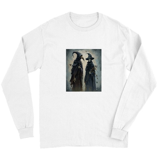bests Friend Grim Reaper and Plague Doctor Healing Duo Art 21 Long Sleeves