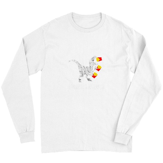 Dinosaur Pet French Fries Saurus Potato Fry Dinosaur Fastfood TRex Long Sleeves