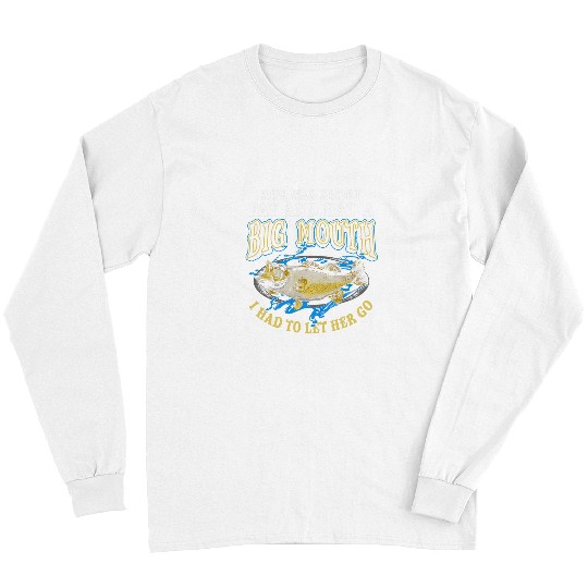Fishing Fun Short Fat Big Mouth Bass Fishing Short Sleeve frt Long Sleeves