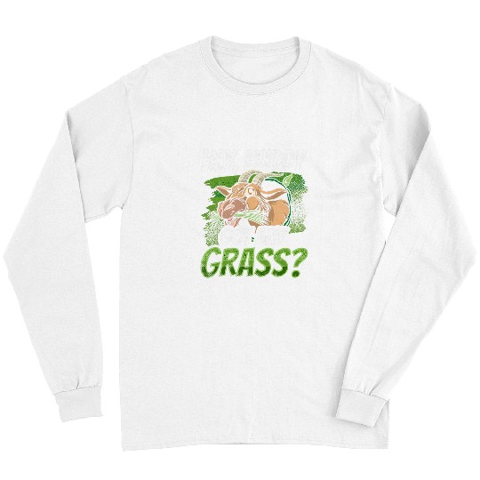Goats Pet Hey Buddy Got Any Grass Pet Lover Animal Goats Owner Long Sleeves