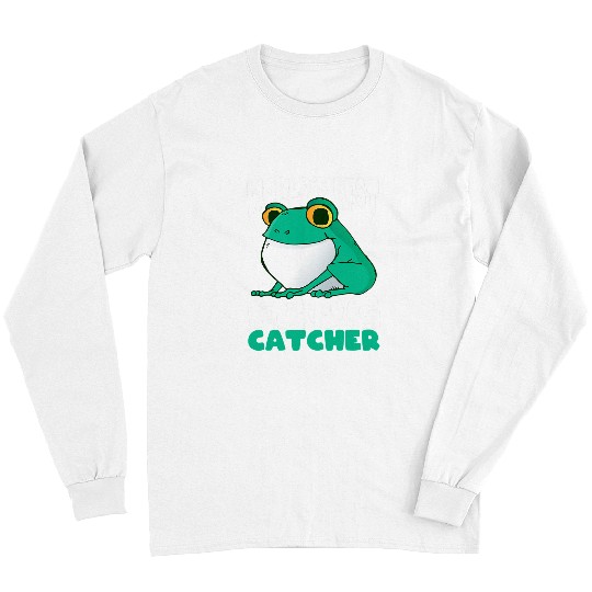 Frog Pet Worlds bests frog catcher kids boy and girls 3 Long Sleeves