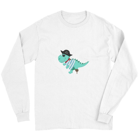 Dinosaur Pet Pirate Dinosaur TRex Tyrannosaurus Halloween Costume Long Sleeves