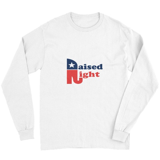 Elephant Mammal Raised Right Republican Elephant Retro Style Conservative Long Sleeves