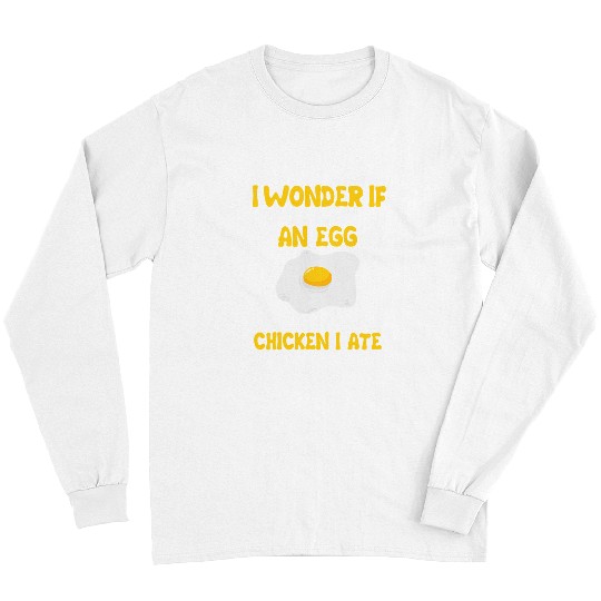 Chicken Pet Funny Fried Egg And Chicken Lover Quote Eggs Costume Long Sleeves