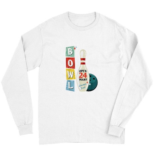 Sport Bowling Retro Bowling Team Bowler 2 Long Sleeves