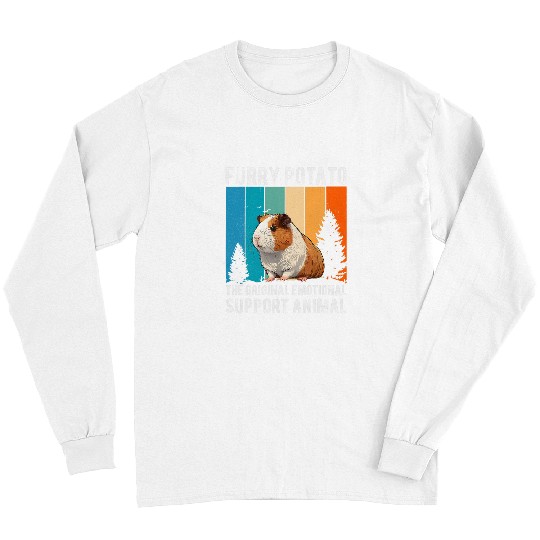 Guinea Pig Pet Pe Furry Potato vintages Guinea Pig Funny 8 Long Sleeves