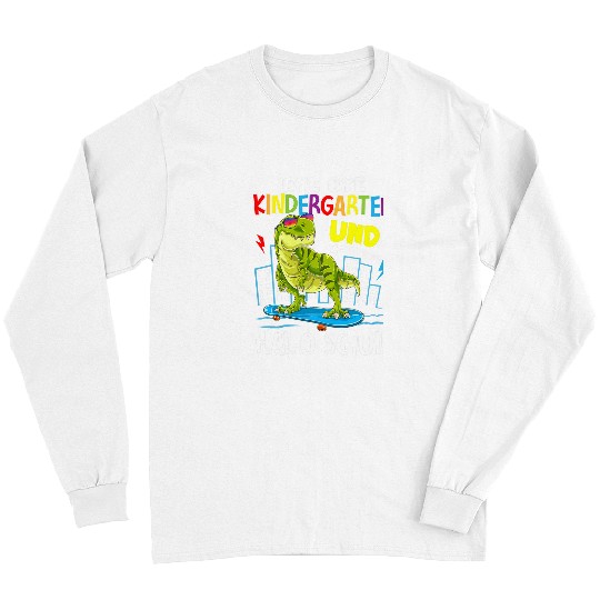 Dinosaur Pet nurses Kids Bye Bye nursesry and Hello School TRex Skateboard Long Sleeves