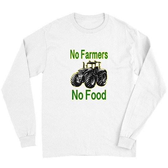 Tractor Fun driving Farmers Tractor Farming Agriculture Food Future MidWest Long Sleeves